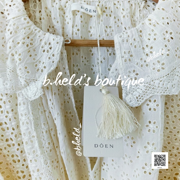 Dôen Persephone Dress in Magnolia Off-White Cream Color Size XS Brand New NWT - Picture 3 of 17